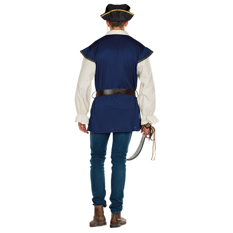 Pirat Kostüm Jack  Gr. 48 m. blauer Jacke
