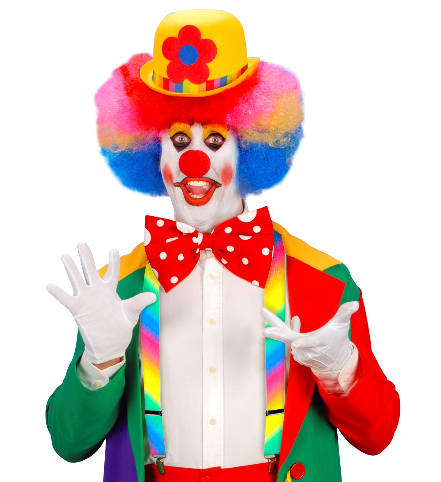 Hosenträger Regenbogen Motiv