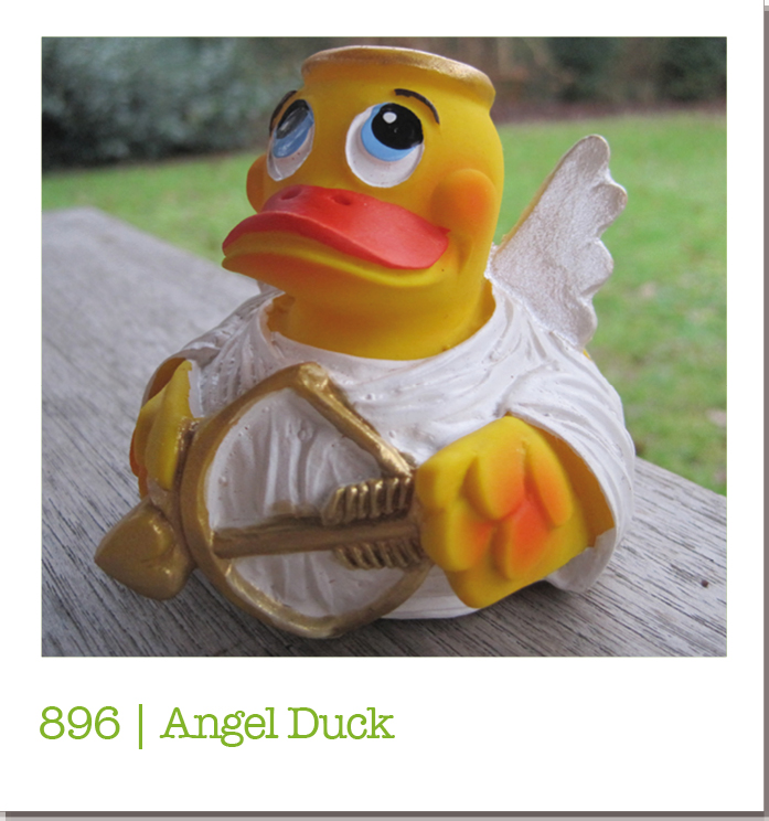 Engel Ente aus Naturkautschuk